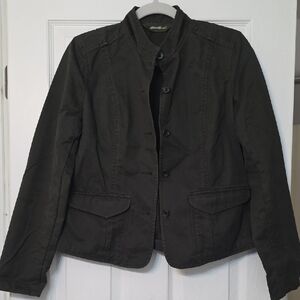 Eddie Bauer Women's Charcoal Utility Jacket